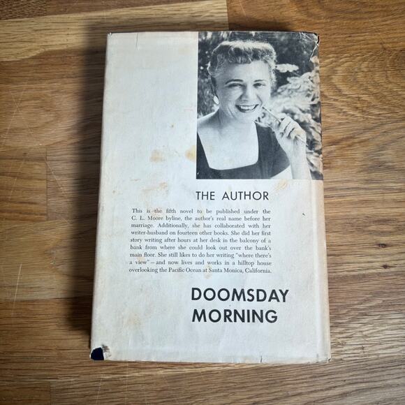 Doomsday Morning C.L. Moore 1957 Doubleday Science Fiction Book Club HC DJ - Picture 13 of 16